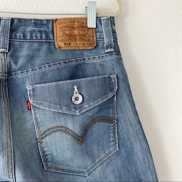 🧤SOLD🧤Levi's Jeans 514 Mid Wash Straight Men's - Picture 3 of 5